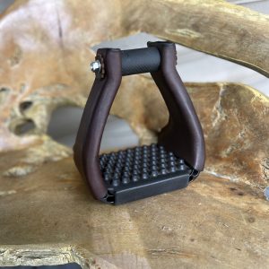 Leather Wrapped Endurance Stirrups – Trail Saddles by Steele