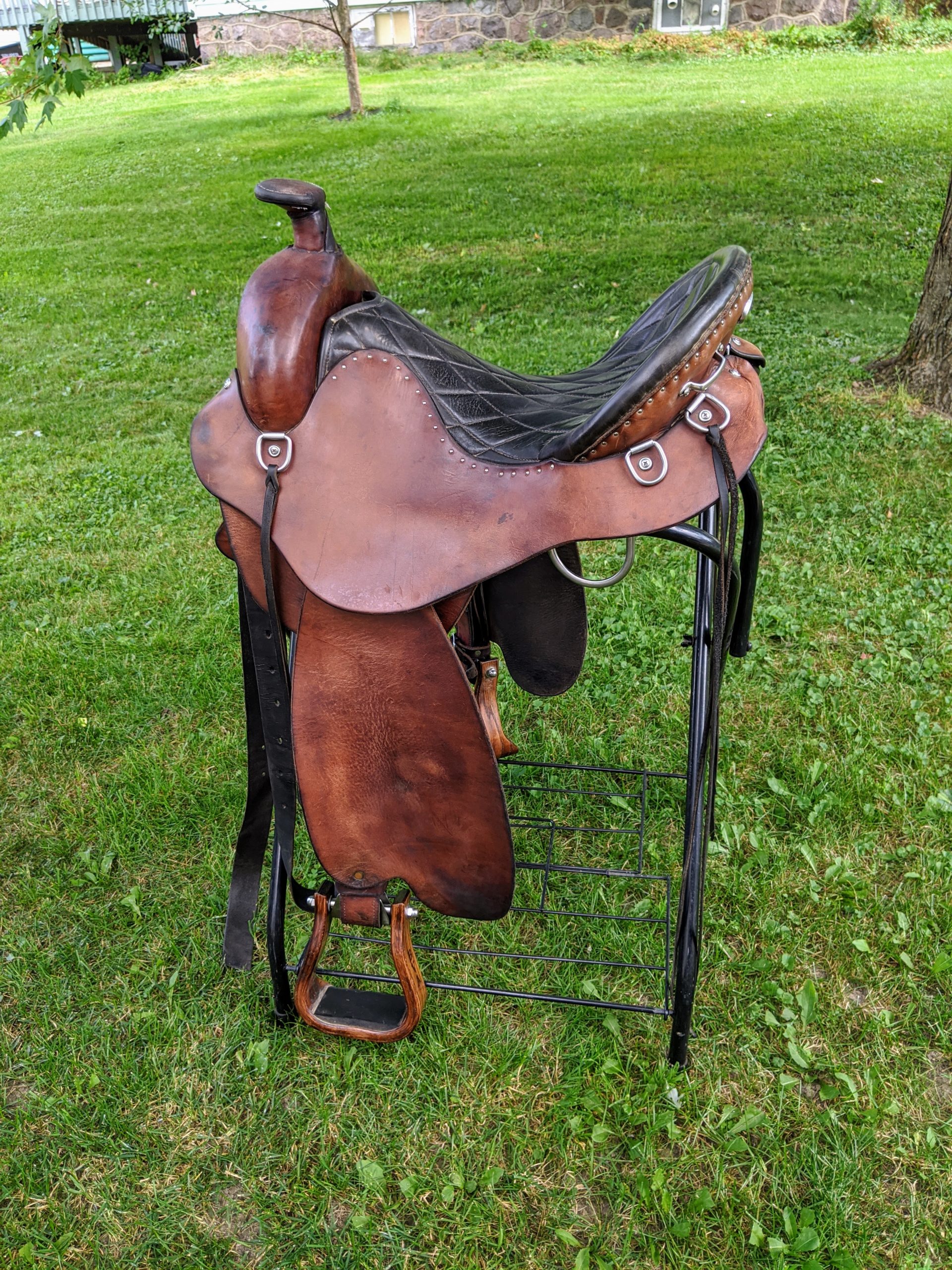 brown saddle